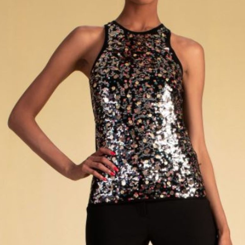 ⭐HOST PICK⭐ Sparkly Trina Turk Dynasty Sweater Sz S